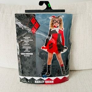 Harley Quinn Girl's Costume -Girl Size M